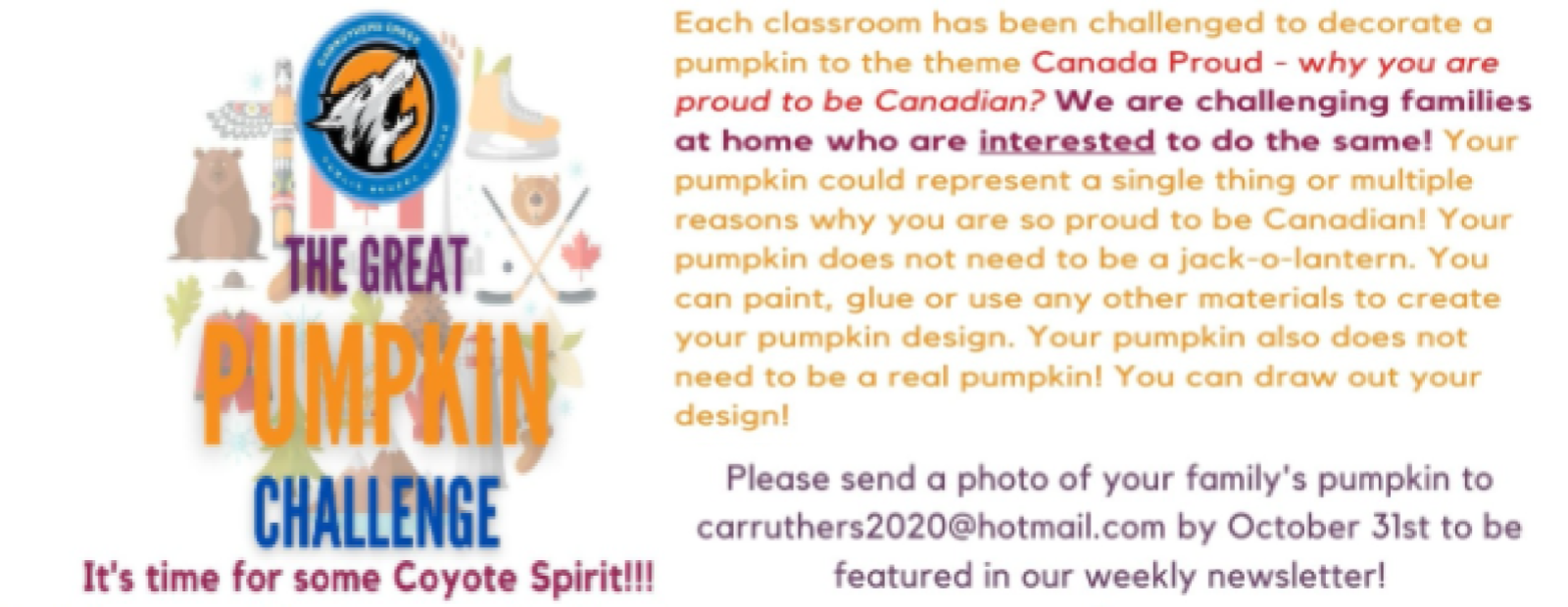 the great pumpkin challenge